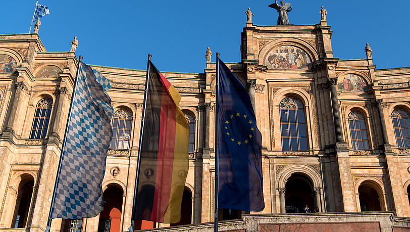 Ziel der Aktivisten: der Bayerische Landtag (Archivbild) im Maximilianeum.