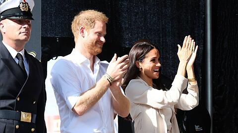 Prinz Harry und Herzogin Meghan in Düsseldorf.