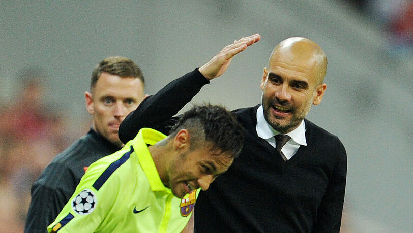 Pep Guardiola wollte Neymar 2013 angeblich zum FC Bayern holen, statt dessen kam Mario Götze. Pep Guardiola wollte Neymar 2013 angeblich zum FC Bayern holen, statt dessen kam Mario Götze.