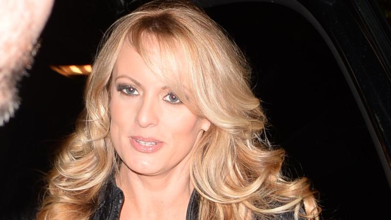 Die US-Pornodarstellerin Stormy Daniels (bürgerlich: Stephanie Clifford)vor einem Auftritt im Stripclub "Solid Gold". Die US-Pornodarstellerin Stormy Daniels (bürgerlich: Stephanie Clifford)vor einem Auftritt im Stripclub "Solid Gold".