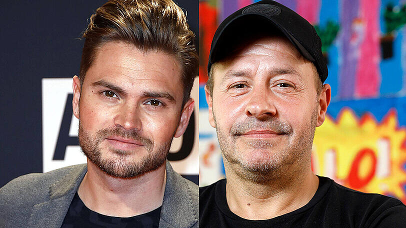 Zwischen Johannes Haller (l.) und Willi Herren krachte es gewaltig.