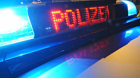 Die Tiere seien im Kofferraum in einer Gitterbox eingepfercht gewesen, teilte ein Polizeisprecher mit.
