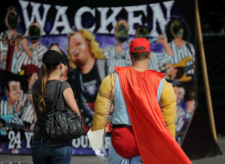 Heino, Rammstein und Deep Purple - die neuesten Bilder aus Wacken!