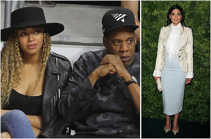 Jay Z soll Beyoncé mit der US-Designerin Rachel Roy (r.) betrogen haben.