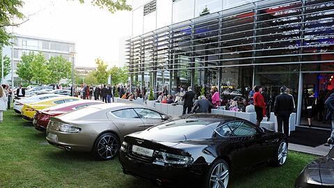 Bilder von der Aston-Martin-Jubiläumsfeier am Frankfurter Ring