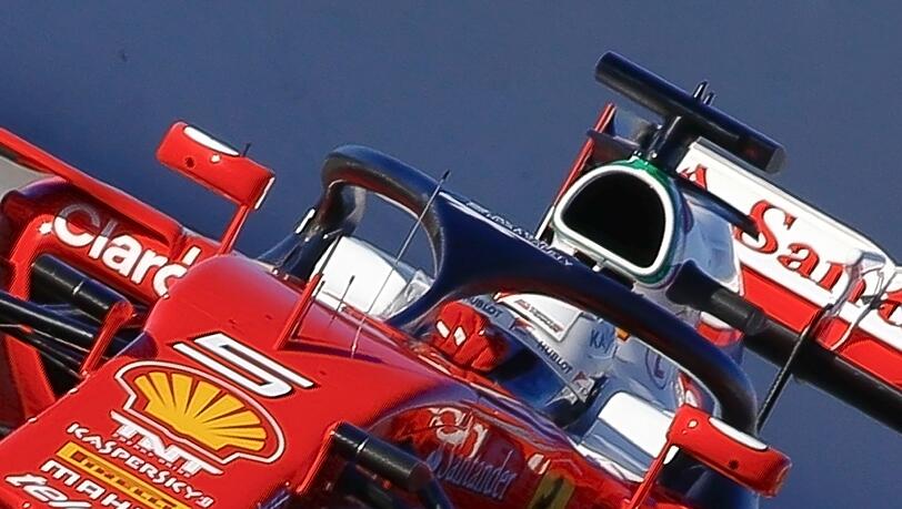 &bdquo;Das Halo-System ist potthässlich&ldquo;, sagt Surer über den Cockpitschutz, der bereits von Ferrari getestet wurde.