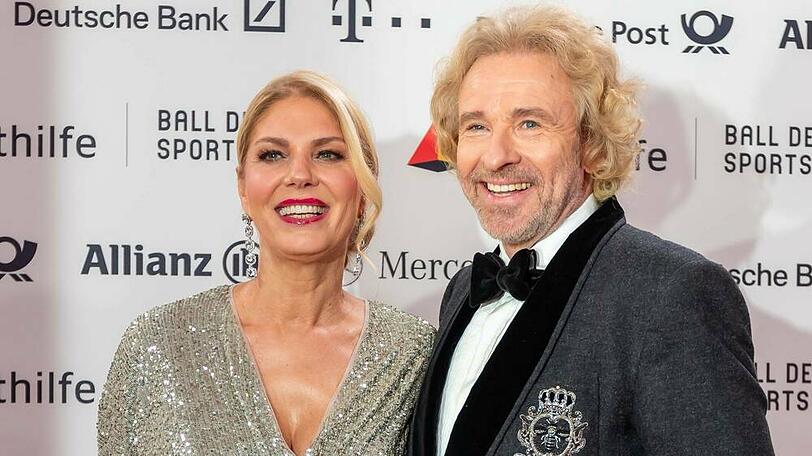Thomas Gottschalk mit seiner Lebensgefährtin Karina Mroß