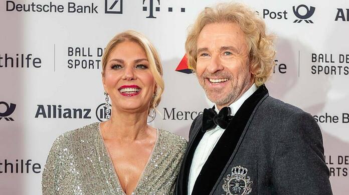 Thomas Gottschalk mit seiner Lebensgefährtin Karina Mroß