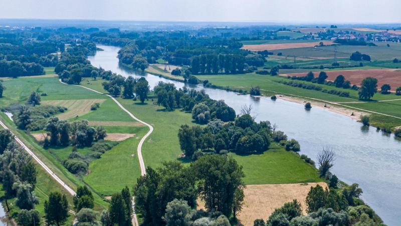 Das Römerkastell Abusina an der Donau bei Eining. Foto: Armin Weigel/dpa/Archivbild Das Römerkastell Abusina an der Donau bei Eining. Foto: Armin Weigel/dpa/Archivbild