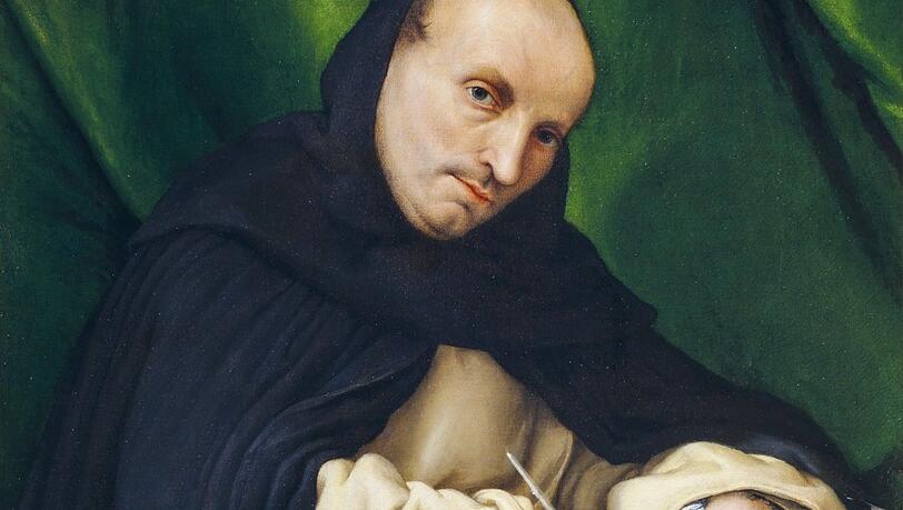 Der Maler Lorenzo Lotto gibt den Dominikanermönch Marcantonio Luciani wenig sympathisch wieder. Aber womöglich war der Mann auch kein Engel. Der Maler Lorenzo Lotto gibt den Dominikanermönch Marcantonio Luciani wenig sympathisch wieder. Aber womöglich war der Mann auch kein Engel.