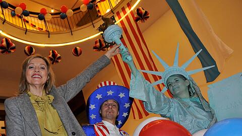 US-Wahlparty im Amerika Haus in München - die Bilder.