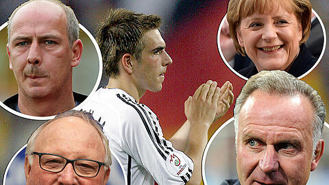 Stimmen und Reaktionen: Philipp Lahm tritt als Spieler der deutschen Nationalmannschaft zurück.