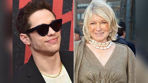 Pete Davidson und Martha Stewart - sie wäre dabei.