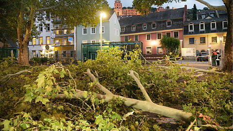 Sturmtief "Fabienne" sorgte für große Schäden in Süddeutschland.
