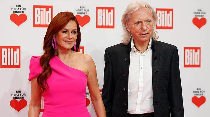 Andrea Berg und Ulrich Ferber auf dem roten Teppich im vergangenen Jahr.