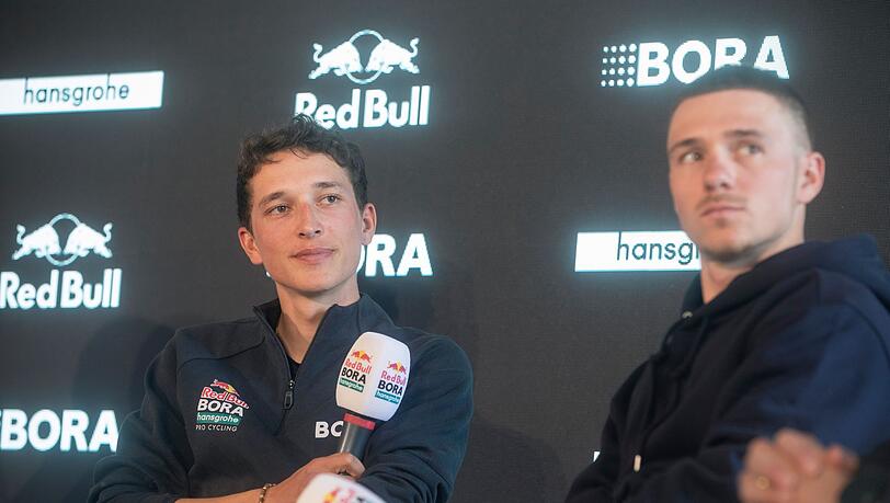 Nicht die besten Freunde: Florian Lipowitz (l) und Remco Evenepoel. (Archivbild) Nicht die besten Freunde: Florian Lipowitz (l) und Remco Evenepoel. (Archivbild)