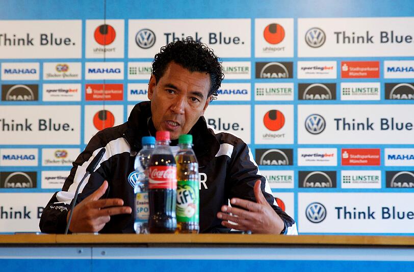 Ricardo Moniz am Montag vor dem Spiel beim SV Sandhausen.