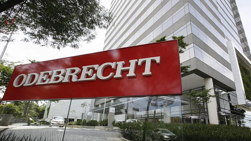 Die Firmenzentrale des Baukonzerns Odebrecht in Sao Paulo, Brasilien.