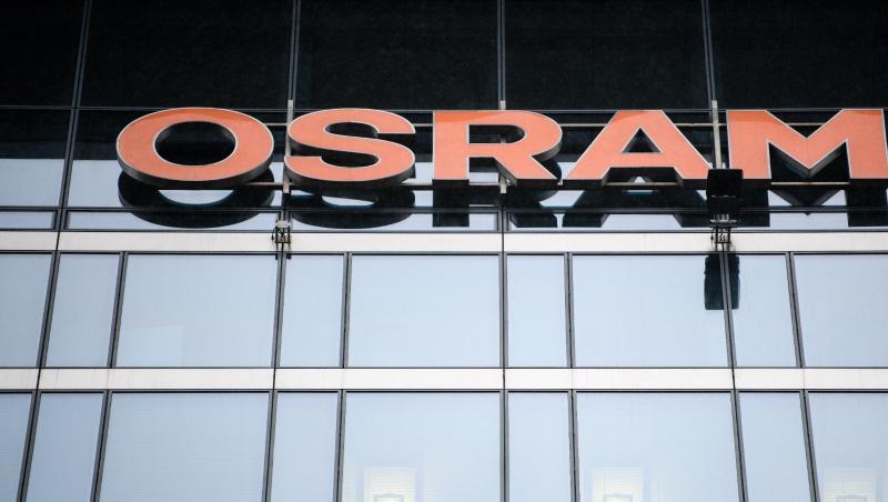 Das Osram-Logo ist an der Zentrale des Unternehmens Osram zu sehen. Foto: Matthias Balk/Archivbild Das Osram-Logo ist an der Zentrale des Unternehmens Osram zu sehen. Foto: Matthias Balk/Archivbild