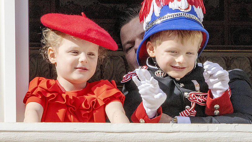 Jacques und Gabriella von Monaco repräsentieren schon fleißig