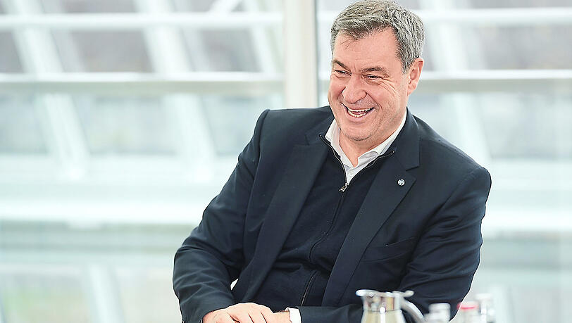 "Der Wehrdienst hat mir nicht geschadet", sagt CSU-Chef Markus Söder. "Der Wehrdienst hat mir nicht geschadet", sagt CSU-Chef Markus Söder.