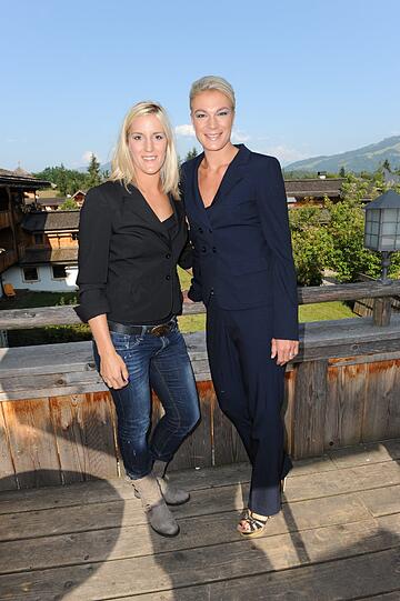 Susanne Riesch (l.) und Maria-Höfl Riesch.
