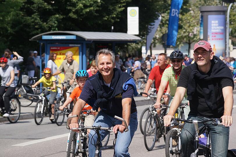 Weitere Bilder der BR-Radltour durch München.