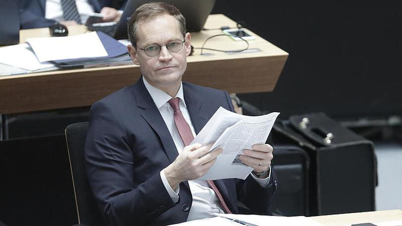 Berlins Regierender Bürgermeister Michael Müller während einer Sitzung des Berliner Abgeordnetenhauses.