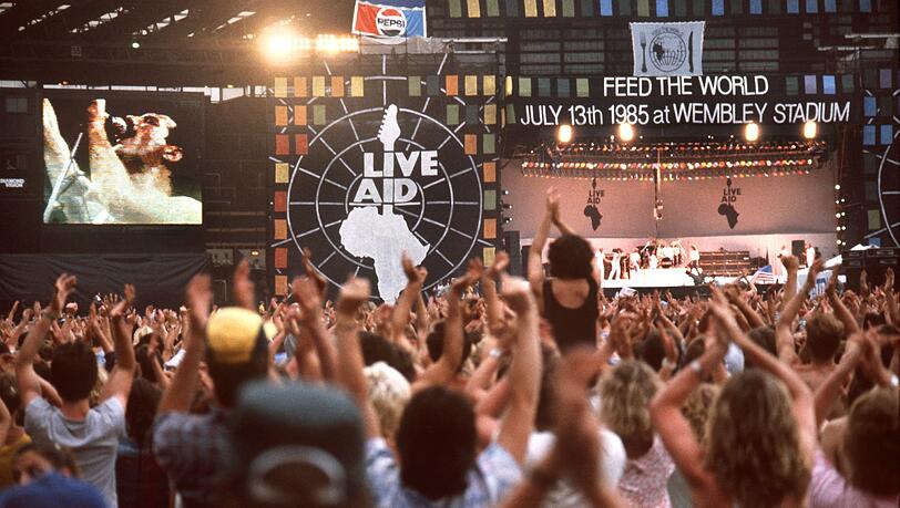 Dutzende Rock- und Popstars feierten mit Zehntausenden Fans ein Fest der Menschlichkeit bei den Konzerten in London und Philadelphia. (Archivfoto)