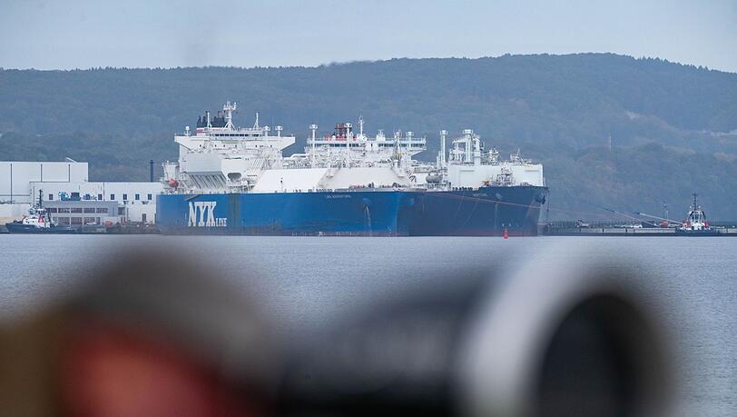 Über die Ostsee kam zuletzt wieder weniger LNG an Deutschlands Küste.