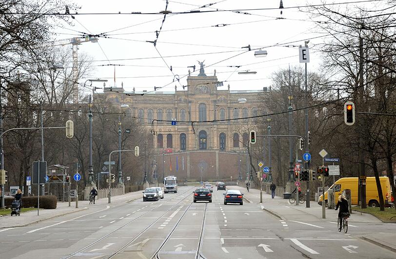 Der Bayerische Landtag im Maximilianeum. Ganz in der Nähe wurde das tote Baby abgelegt