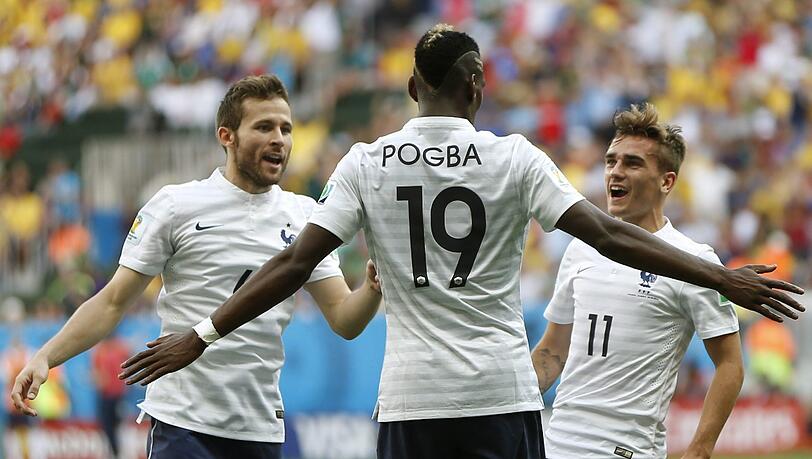 Pogba führte die Franzosen zum Sieg. Pogba führte die Franzosen zum Sieg.