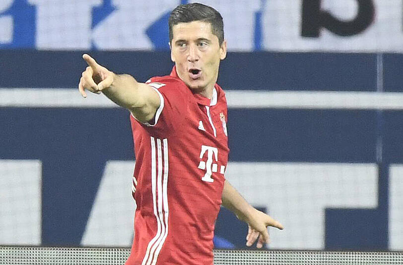 War an neun der letzten 13 Bayern-Treffer beteiligt: Robert Lewandowski.