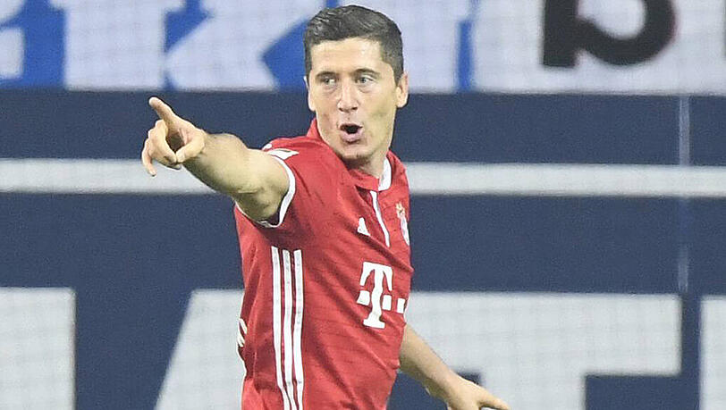 War an neun der letzten 13 Bayern-Treffer beteiligt: Robert Lewandowski.