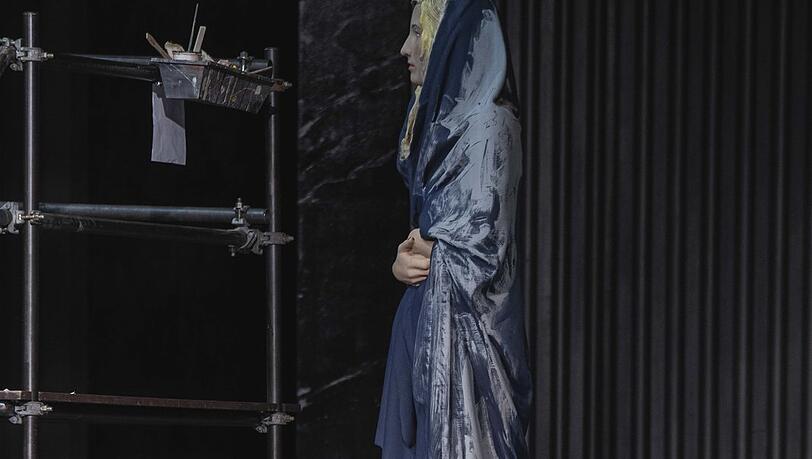 Anna Netrebko mit Yusif Eyvazov in Puccinis "Tosca" im Großen Festspielhaus. Anna Netrebko mit Yusif Eyvazov in Puccinis "Tosca" im Großen Festspielhaus.