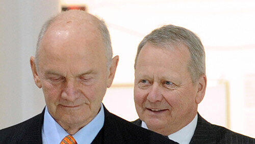 Trafen am Vormittag nicht aufeinander: Ferdinand Piech (li.) und Wolfgang Porsche