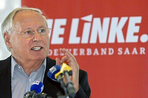 Immer für Populismus gut: Linke-Chef Lafontaine