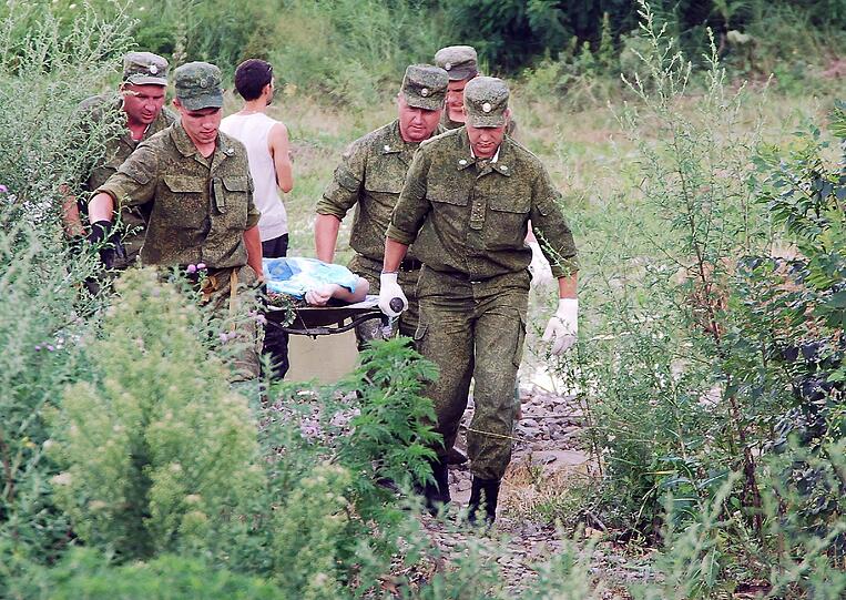 Bilder von den Überschwemmungen in Russland