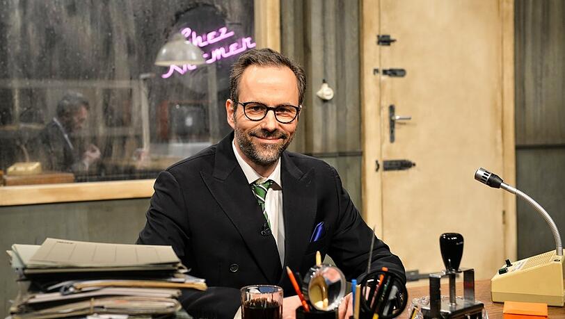 Kurt Krömer in seinem "Verhörraum" in der rbb-Show "Chez Krömer".