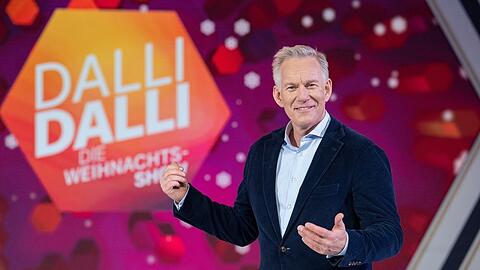 "Dalli Dalli - Die Weihnachtsshow": Johannes B. Kerner moderiert die Spezialausgabe des Klassikers.