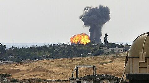 Die israelischen Angriffe auf den Gazastreifen haben mehrere hundert Menschen getötet