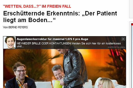 Bei den Kollegen von "express.de" ist bereits von Untergeang die Rede: "Früher war &bdquo;Wetten, dass..?&ldquo; eine Show-Gala, auf die sich die ganze Familie einigen konnte. Unterhaltung, die zum Kult wurde. Heute schämt sich die ganze Familie fremd. Ein Abgesang auf die Show-Legende: "Gags statt Glamour, billig statt besonders. Die einst so prunkvolle Mallorca-Ausgabe geriet zur Parade der Peinlichkeiten."