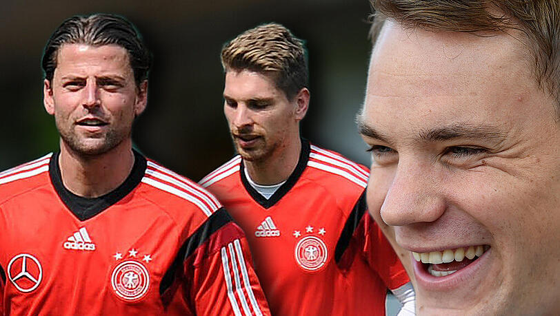 Neuer fällt gegen Spanien aus, jetzt müssen Roman Weidenfeller und Ron Robert Zieler den Bayern-Keeper ersetzen. Neuer fällt gegen Spanien aus, jetzt müssen Roman Weidenfeller und Ron Robert Zieler den Bayern-Keeper ersetzen.
