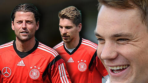 Neuer fällt gegen Spanien aus, jetzt müssen Roman Weidenfeller und Ron Robert Zieler den Bayern-Keeper ersetzen.