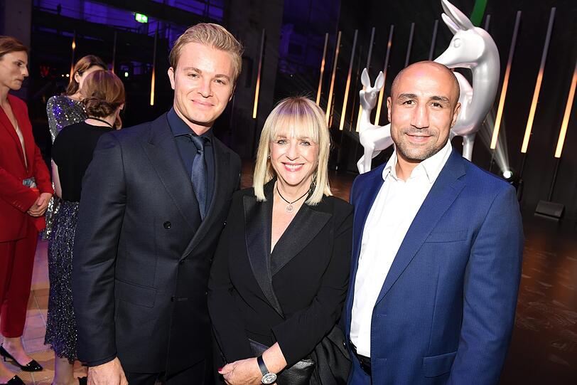 Nico Rosberg, Patricia Riekel und Arthur Abraham
