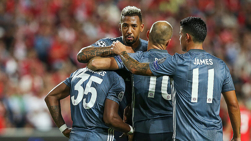 Boateng, Robben und James fehlen sicher im DFB-Pokalspiel gegen Rödinghausen. Eine Chance für Sanches (links)?