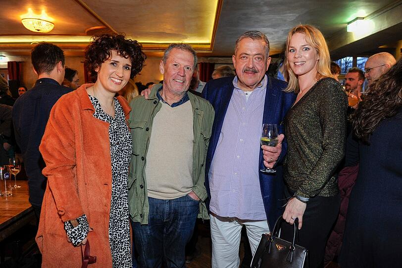 Hansi Kraus und Tochter Miriam Krause mit Joseph Hannesschläger und Angela Sandritter