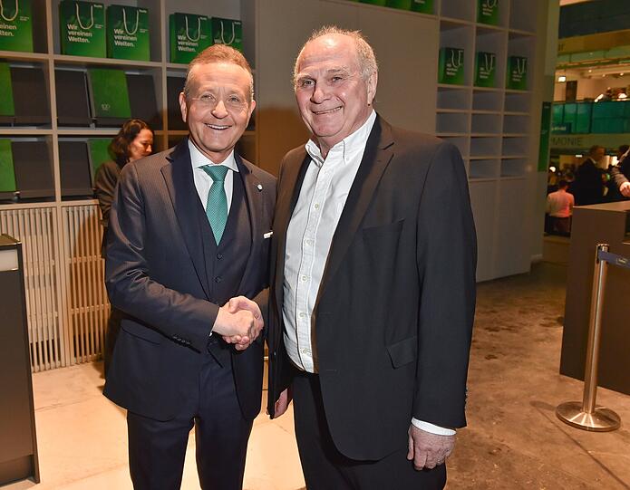 Prof. Klaus Josef Lutz und Uli Hoeneß