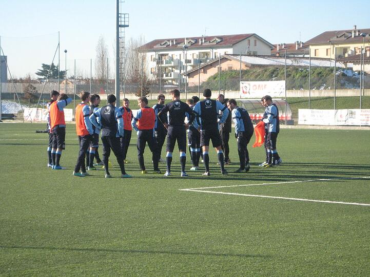 Die Löwen im Trainingslager in Brescia.