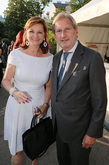Susanne Riess und Johannes Hahn